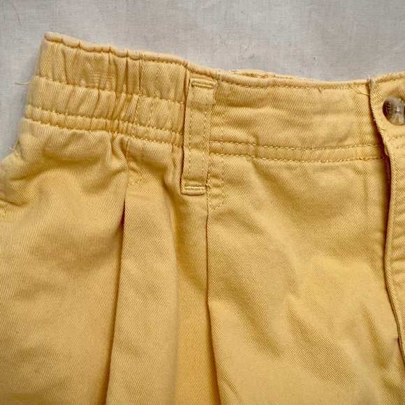 Vintage Yellow High Waisted Mom Shorts 28" Waist - Picture 9 of 14